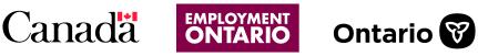 Canada Employment Ontario and Ontario logo