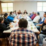 elders sitting at table