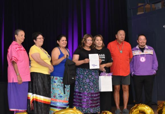 students receiving awards