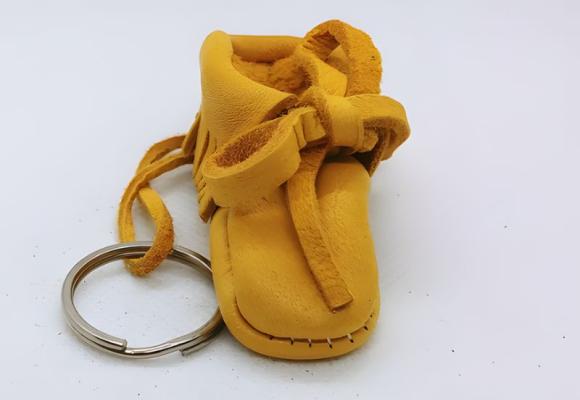 moccasin keychain