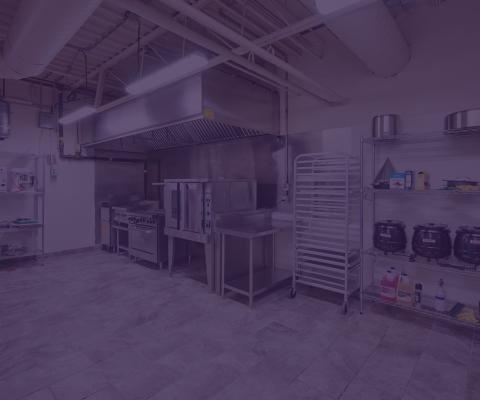 commercial kitchen space